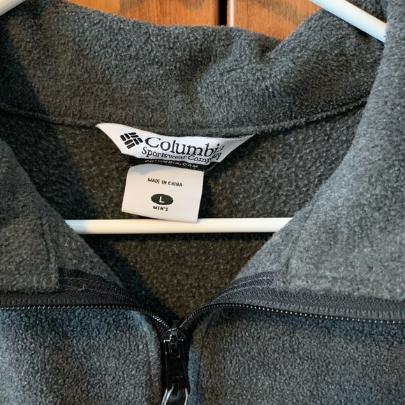 Gray Columbia Fleece Vest - Picture 3 of 5